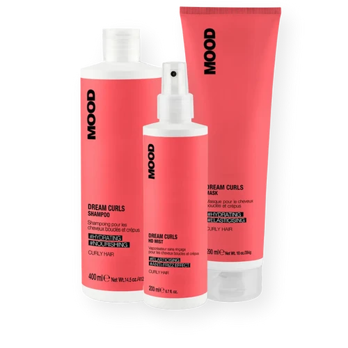 MOOD DREAM CURLS KIT Krullend haar met pluis – Hydratatie & perfecte definitie